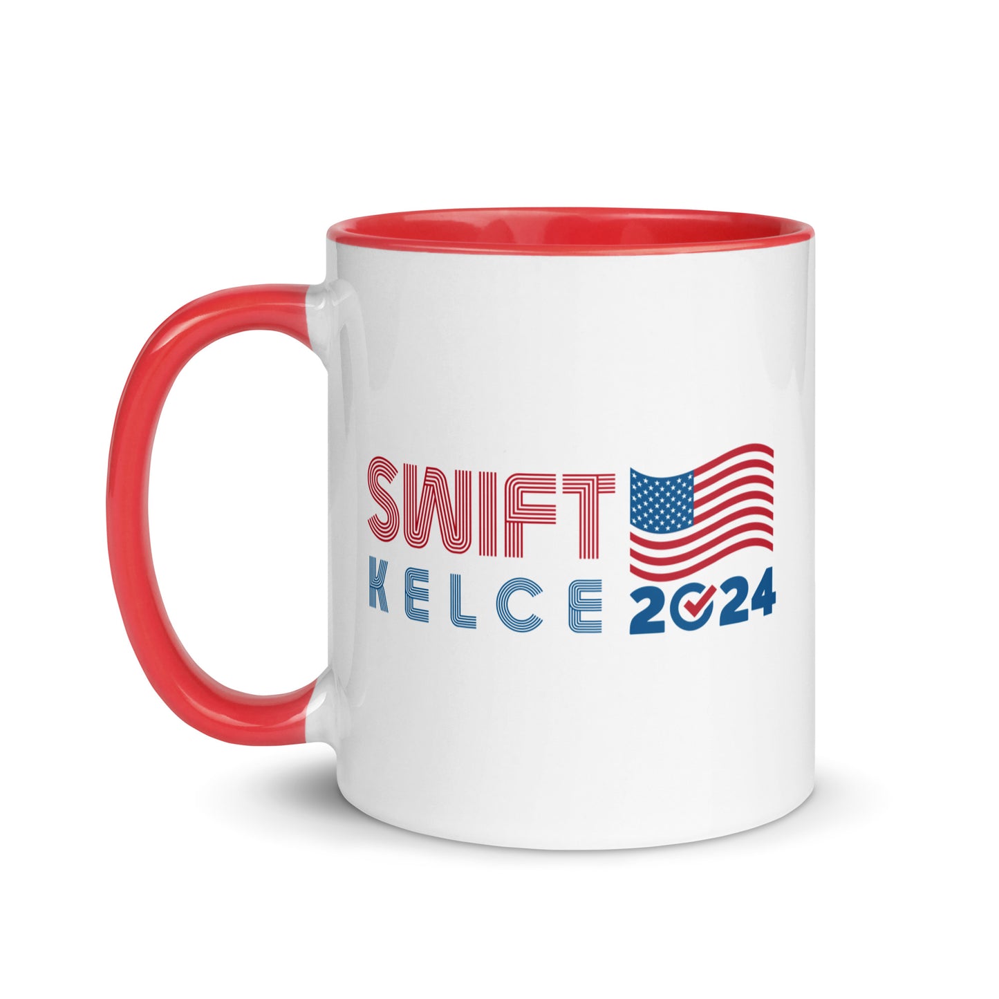 Swift / Kelce 2024 Mug - Modern Lines Flag